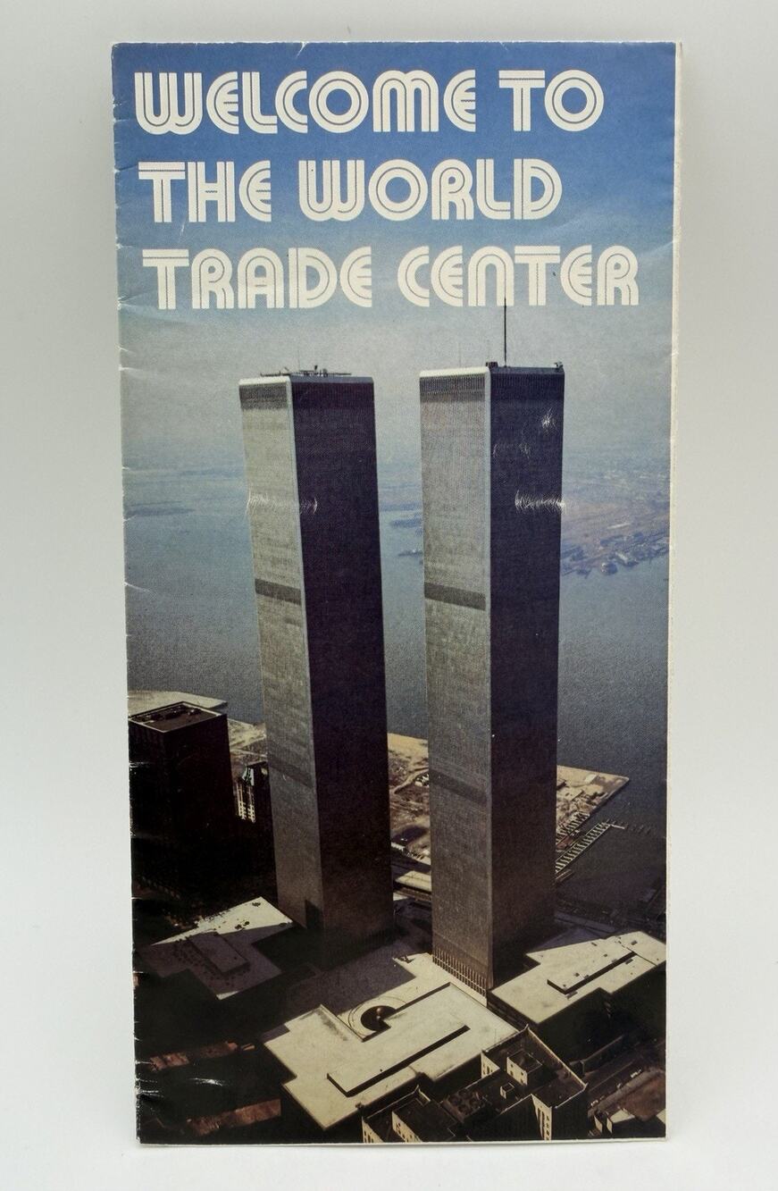 VTG Welcome To The World Trade Center Pamphlet Brochure New York Full Fold Out
